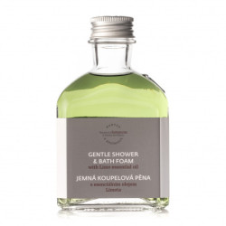 Jemná koupelová pěna s esenciálním olejem limeta
