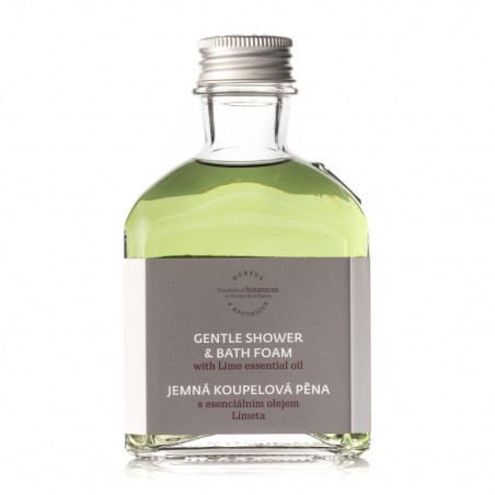 Jemná koupelová pěna s esenciálním olejem limeta