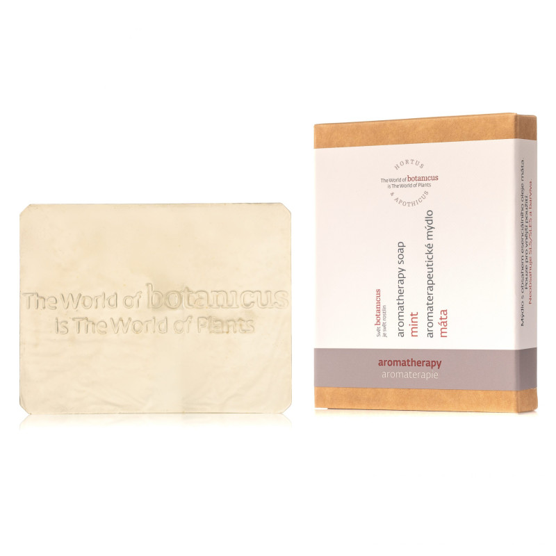 Aromaterapeutické mýdlo máta
