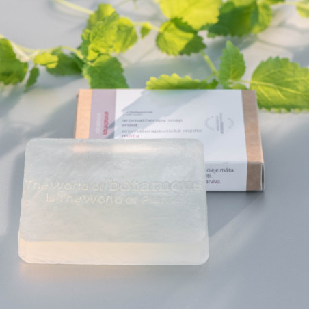 Aromaterapeutické mýdlo máta