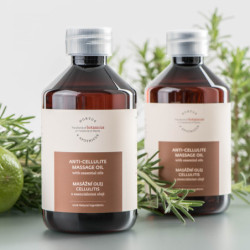 Masážní olej celulitis s esenciálními oleji
