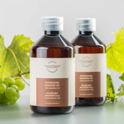 Osvěžující masážní olej s esenciálními oleji