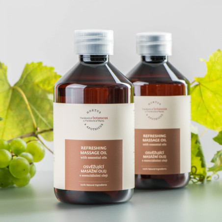 Osvěžující masážní olej s esenciálními oleji