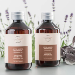 Sportovní masážní olej s esenciálními oleji