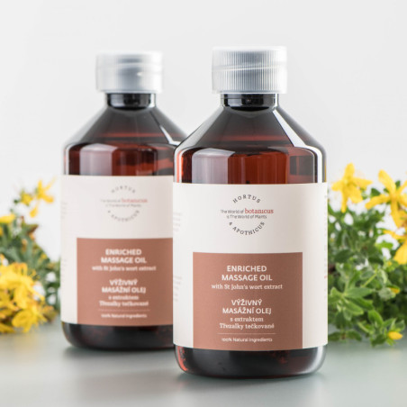 Výživný masážní olej s esenciálními oleji