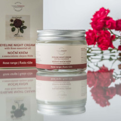 Noční krém s esenciálním olejem růže
