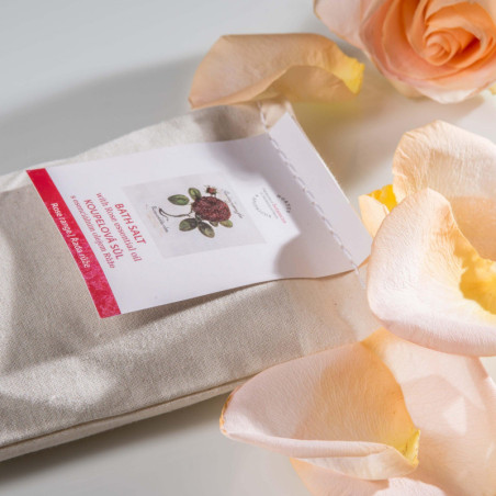 Koupelová sůl s esenciálním olejem růže