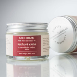 Pleťový krém s esenciálním olejem růže
