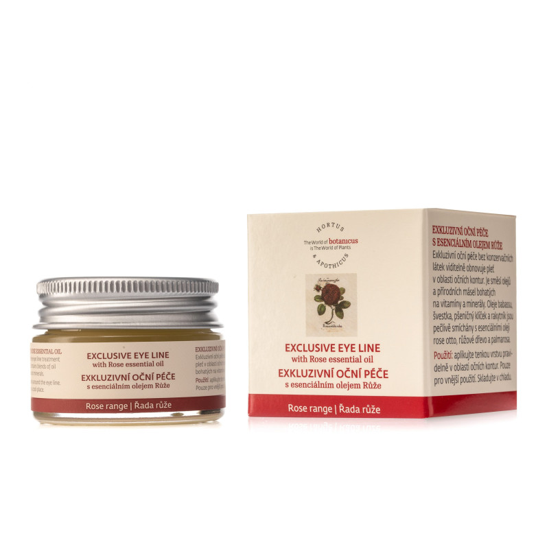 Exkluzivní oční péče s esenciálním olejem růže