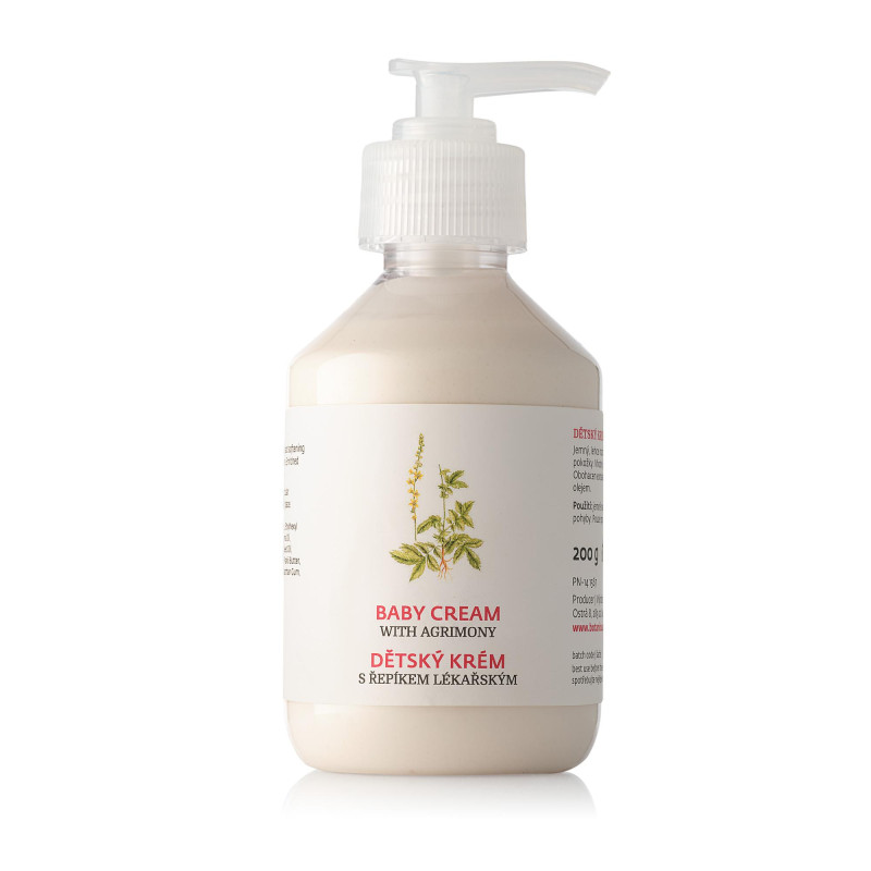 Dětský krém s řepíkem lékařským