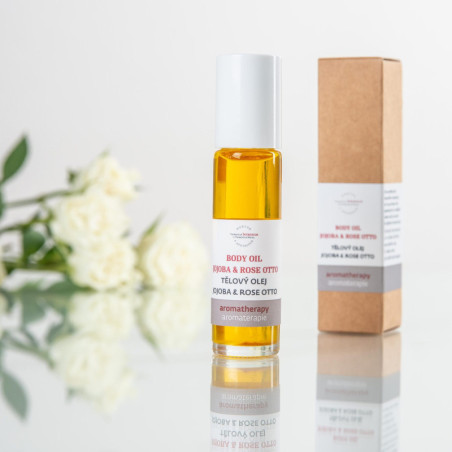 Tělový olej jojoba a rose otto